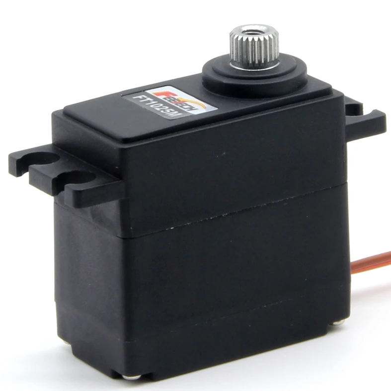 인공 지능/로봇 키트/Eneloop 용 고전압 토크 디지털 서보 모터 7.4V 10.5Kg FT1025M 메탈 기어 서보 모터