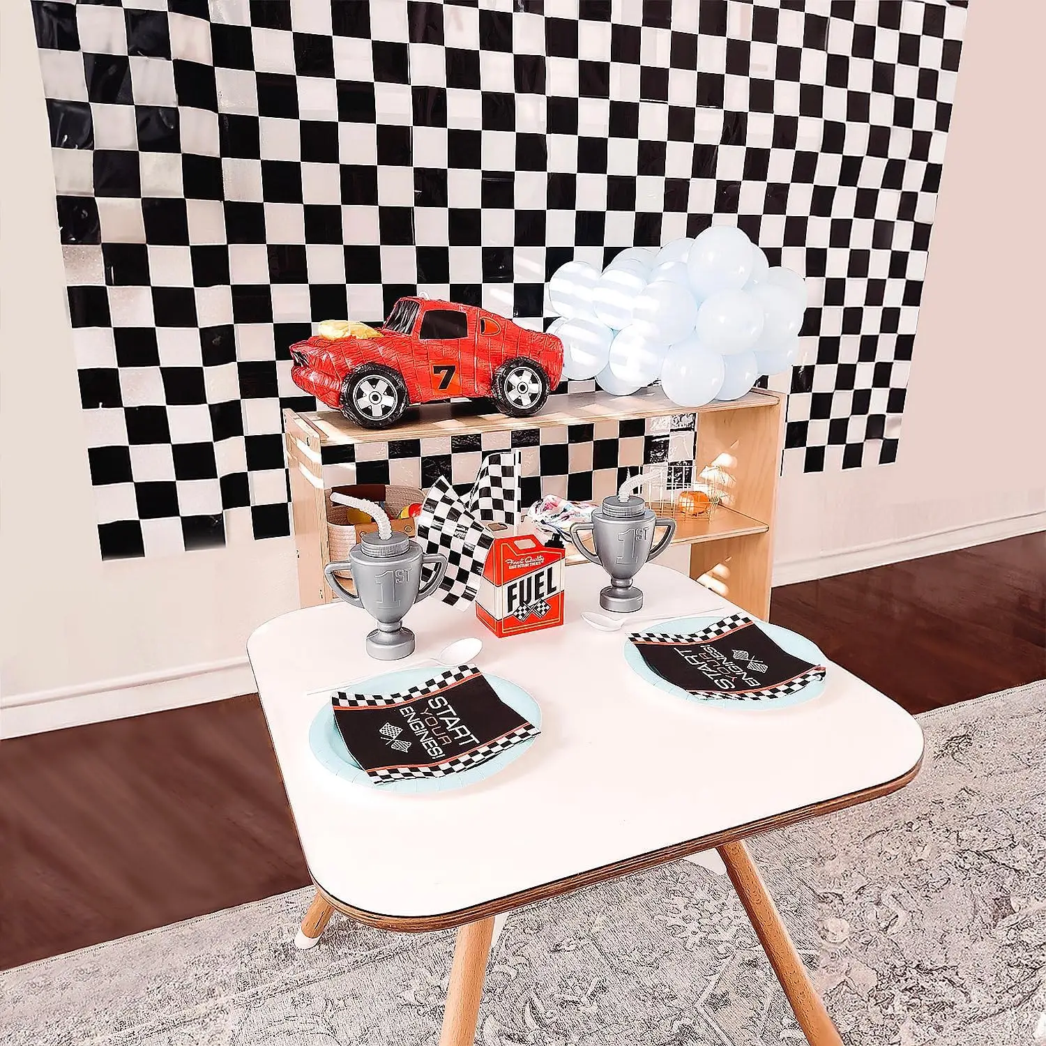 12/24/36 Stück Rennwagen-Kraftstoff kann Popcornboxen behandeln Monster Truck-Thema Partyzubehör Kinder Motocross Racing Geburtstagsdekorationen – Detail 6