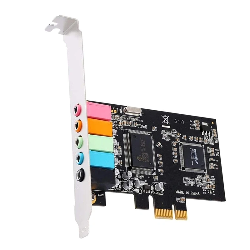 CMI8738 PCIe Sound Card PCI 5.1 for EXPRESS  Card for PC for Windows 8  7