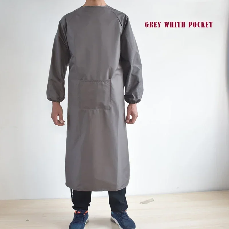 ブラウス デ ラボラトワール ベスト 防水 長袖 アンチグレーズ ゴンマージュ ユニフォーム フォー ファム オム