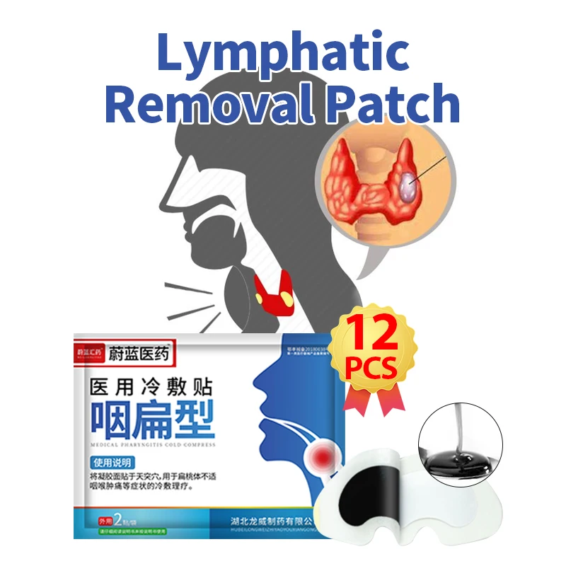 

Lymphatic Detox Drainage Care Patch Lymph Nodes Plaster for Armpit Neck Breast Anti-swelling Treatment Herbal Medicine