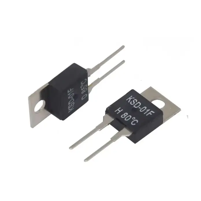 【5PCS】40-135 DegC NC Normally Closed NO Normally Open 1.5A Thermal Switch Temperature Sensor Thermostat KSD-01F JUC-31F
