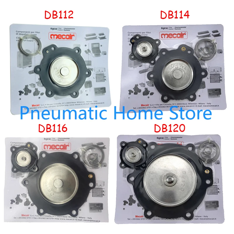 Mecair Type Solenoid Valve Diaphragm Kit DB112 DB114 DB116 DB120 Diaphragm Repair Kit