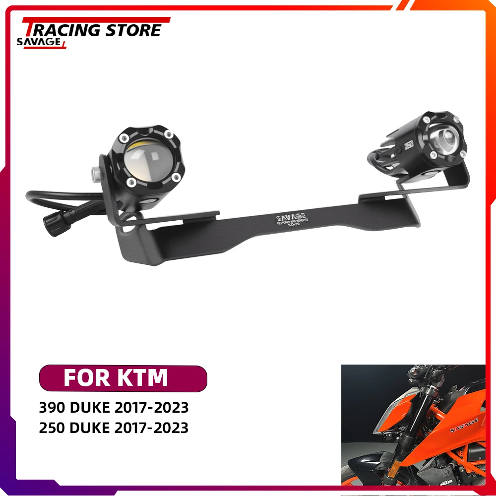 

Motorycle Spotlight Auxiliary LED Fog Light For 390 250 Duke 390Duke 250Duke Hidden Front Fog Lamp with Mount Bracket Duke390