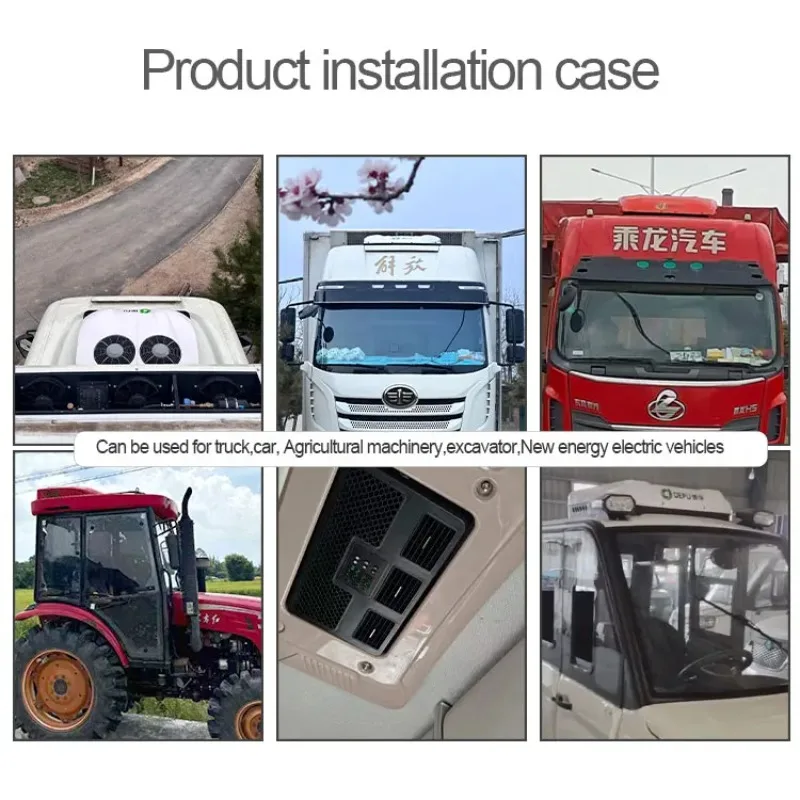 الكهربائية 12 فولت Climatiseur RV قافلة وقوف السيارات 12 فولت التيار المتناوب وحدة 24 فولت شاحنة تكييف الهواء تيار مستمر مكيف الهواء 12 فولت