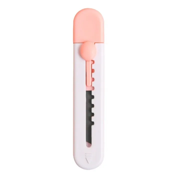 Mini Cartoon Utility Knife Small Portable Cutter for Unboxing Packages Student Scrapbooking Paper Wallpaper Trimmer