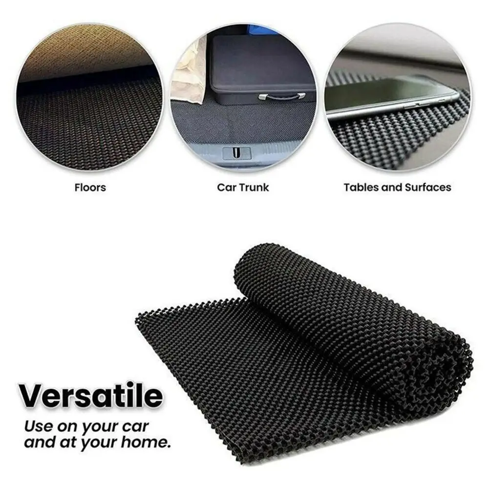 

120x100cm Anti-Slip Mat Car Trunk Mat DIY Free-Cutting Mesh Fabric Mats For Suv Rear Cargo Protective Luggage Cars