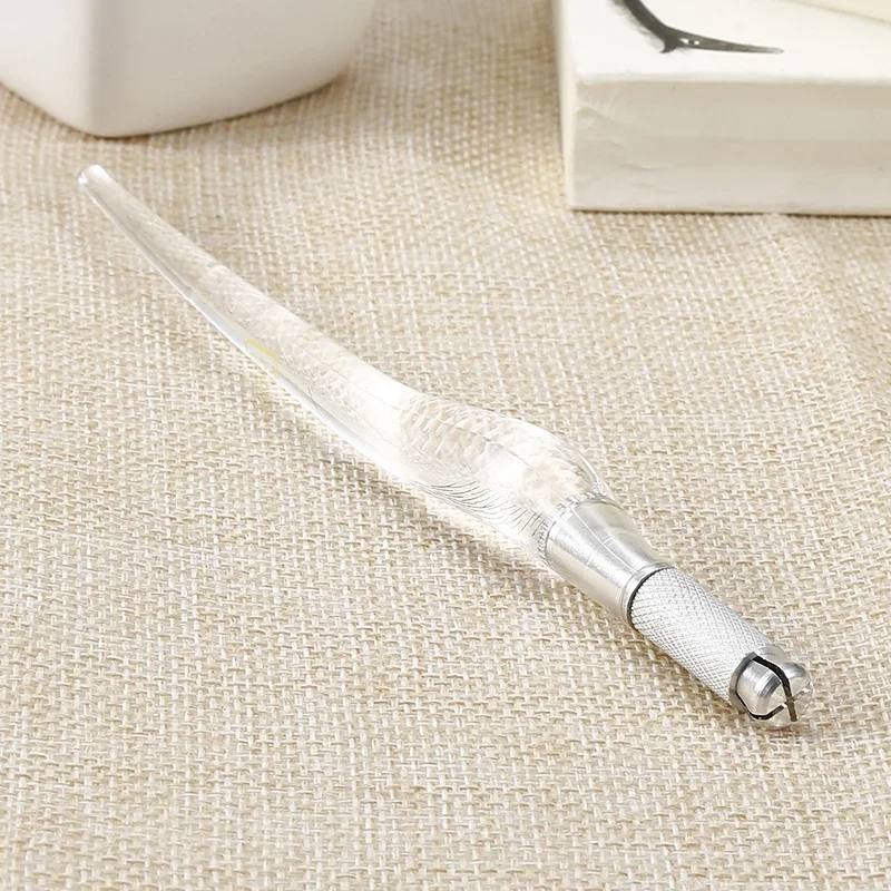 

Stainless Steel Microblading Manual Tattoo Pen Machines for 3D Eyebrow Embroidering Permanent Makeup Tattoo Pen Supplies 1pcs