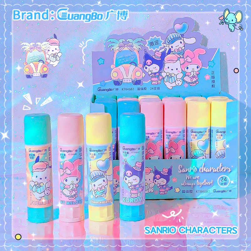 school supplies school useful sanrio stationery Strong glue sanrio kuromi glue guns My Melody glue pen cinnamoroll glue stick