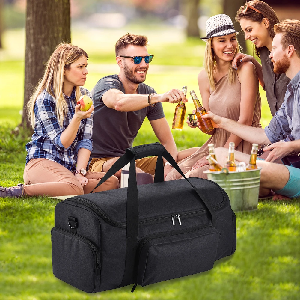 Custodia da trasporto multifunzionale Accessori per altoparlanti wireless Custodia protettiva Borsa per cavi Supporto per caricabatterie per JBL Partybox On The Go