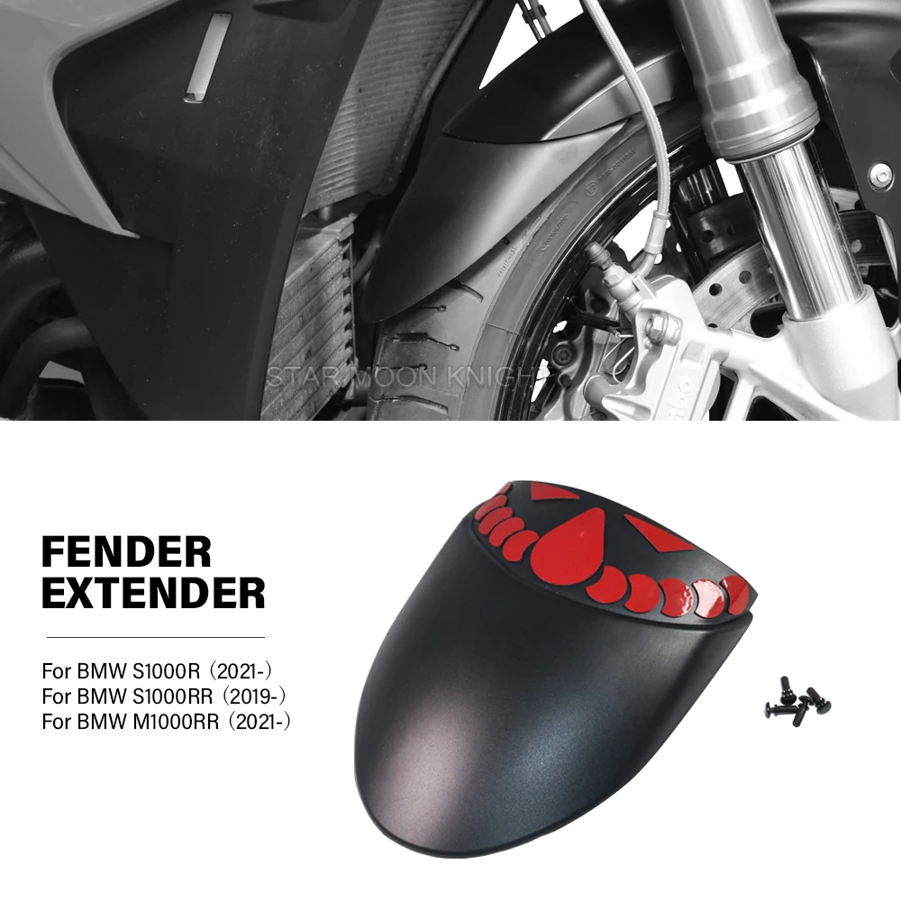 Motorcycle Fender Hugger Extension For BMW M1000RR S 1000 R RR S1000R 2021- S1000RR 2019- Accessories Front Mudguard Extender