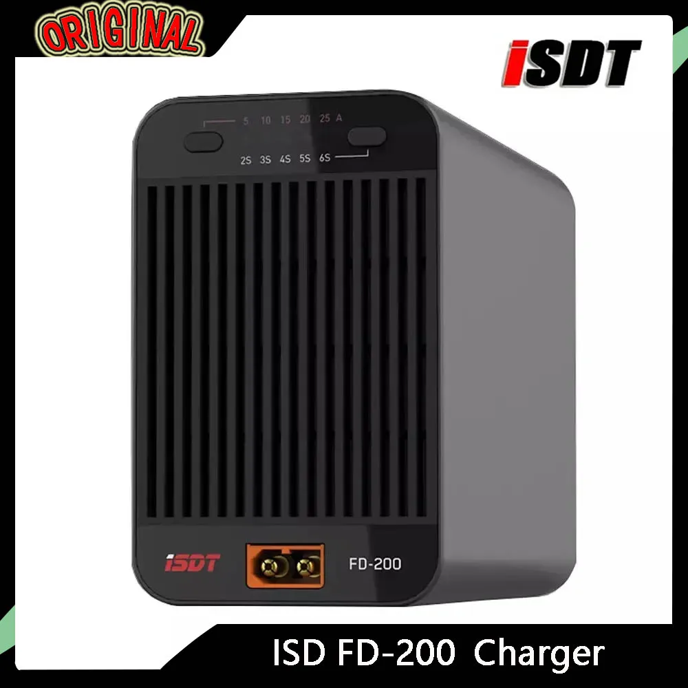 

ISDT FD200 200W 25A Smart Discharger - 2-8S LiPo/LiHV, Wireless APP Control for RC Drone, Car & Battery Maintenance