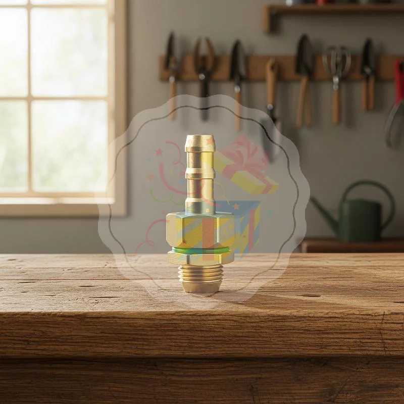 Brass Quick Connect Hose Fittings No Leak Corrosion Resistant Tool Free Install for Garden Outdoor Water Use