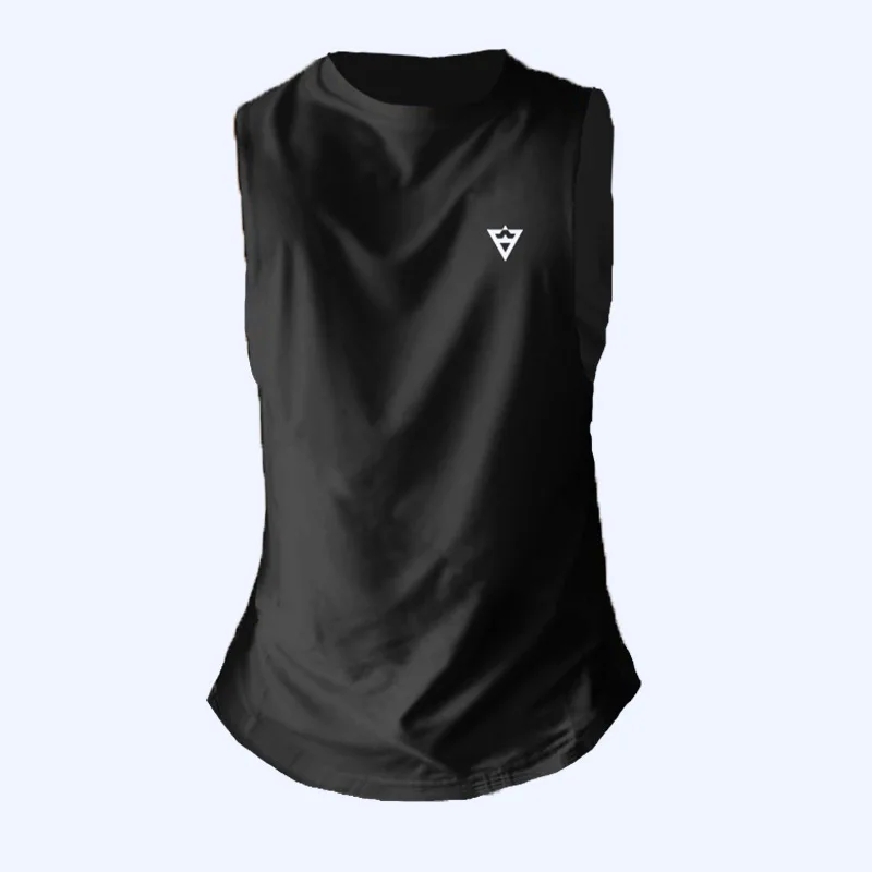 Summer New Tide Brand White Tank Top Y2K Sleeveless T Shirt Men Sport Gym Clothing Mens Fitness Tank Tops Camiseta Gym Hombre - Image 5