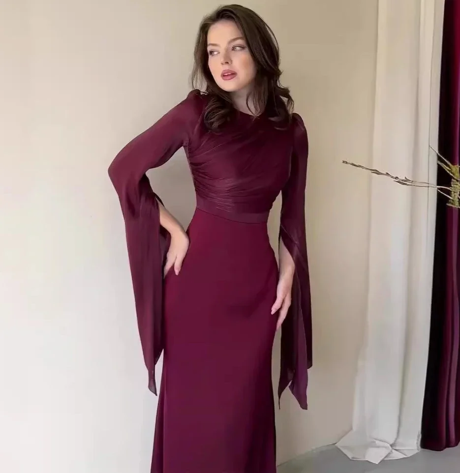 

New Sexy Bodycon Dress Women Satin Elegant Evening Dresses Women Spliced Mesh Sleeves Luxury Vestidos Robe Women Clothing