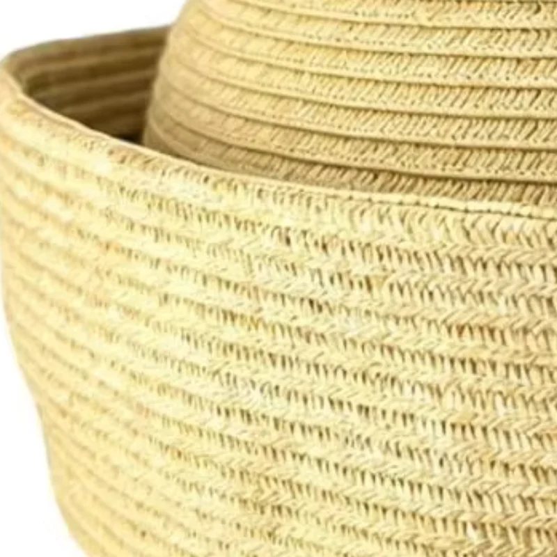 Straw Hat, Elegant Dome Hat Women Solid Color Hat for Daily Outdoor Street Work Wear Versatile Summer Headwear
