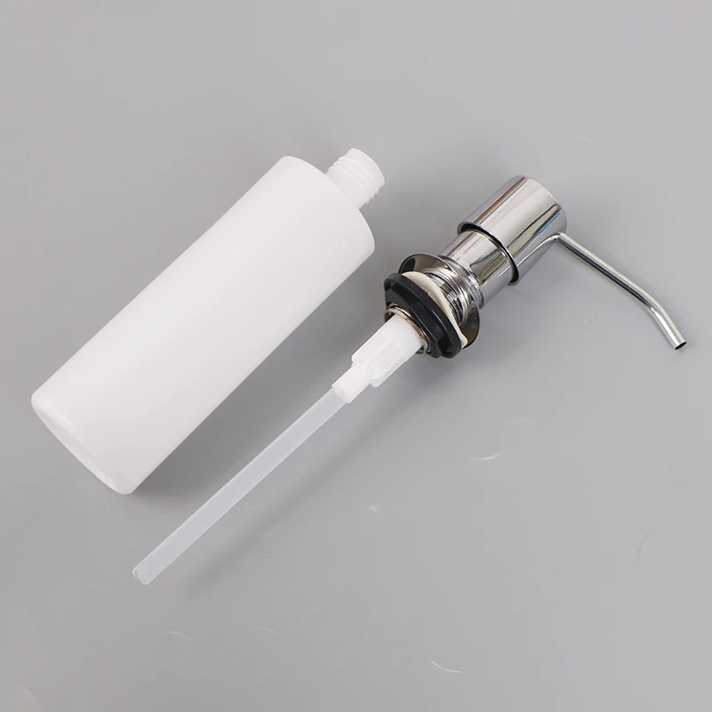 300ML Capacity Tube Pump Head Dropshipping Soap Dispenser Built In Kitchen Sink Soap Dispenser Counter Top Soap Dispensers