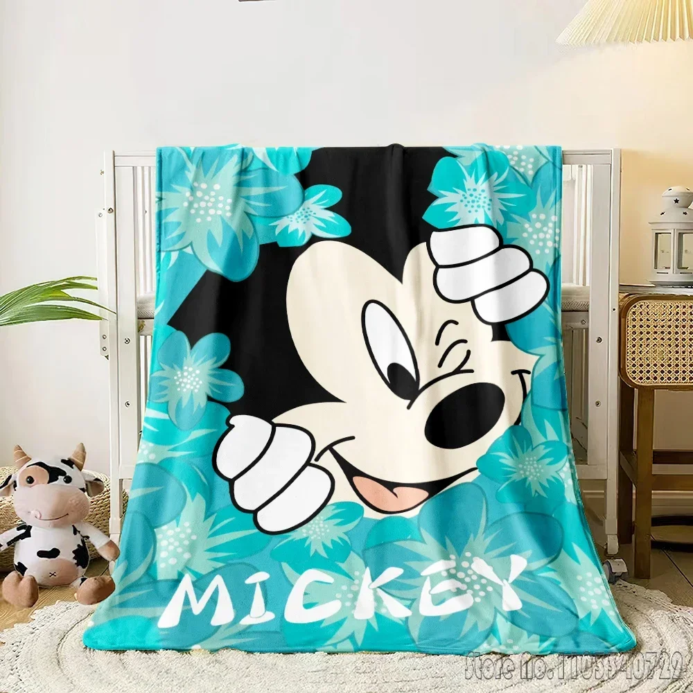 Selimut rumah klub Mickey Mouse. Selimut musiman. Digunakan untuk sofa, tempat tidur, Ruang Keluarga, piknik perjalanan, selimut, hadiah, selimut tipis