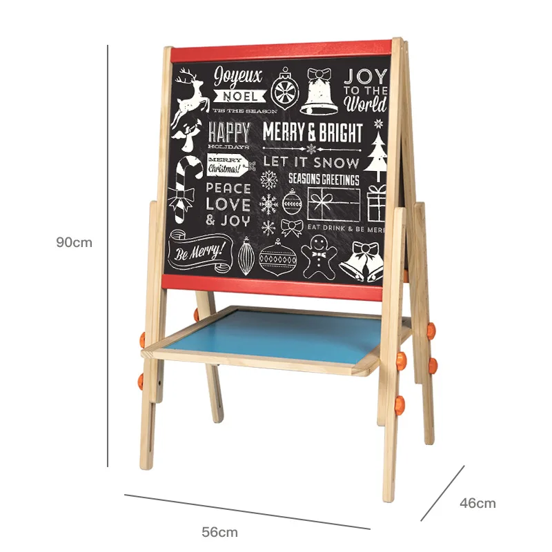 Kids Toys Puzzle Wooden Drawing Toys Lifting Bracket Children's Magic Blackboard Montessori Education Sensory Toy Social Games