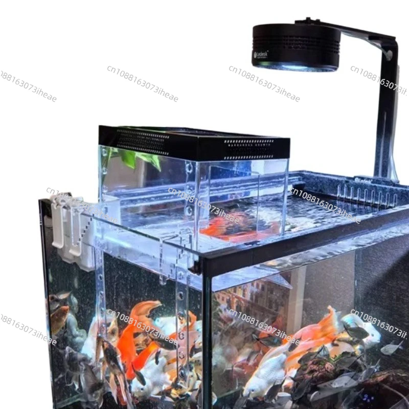 Turtles Terrarium Transparent and Heat-resistant Terrariums Deep-water Turtles Tank Sunbathing Room Turtle Basking Platform