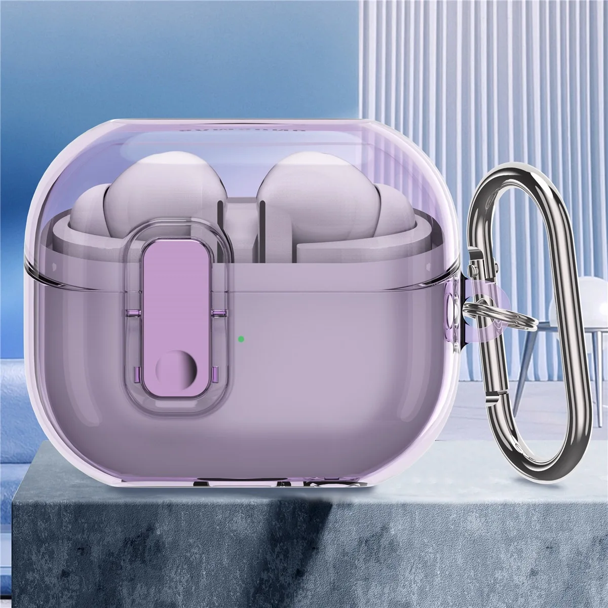 2026 New Design For Samsung Galaxy Buds 3FE/3 Pro/3 Cover Electroplated Lock Switch Protective Cover For Buzz 3 FE/3 Cover Funda