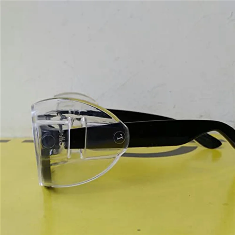 

AA84 8 Pairs Eye Glasses Side Shields Slip On Clear Side Shield For Safety Glasses