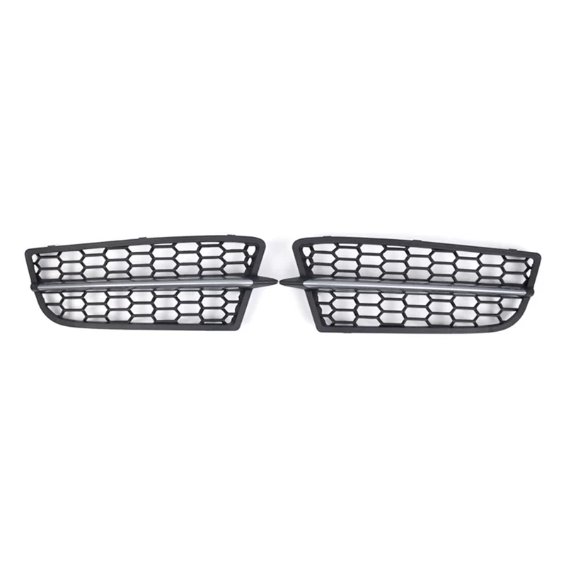 AEA7-Fog Lamp Grille Anti-Collision Tough L/R Front Bumper Fog Light Grille For BMW 1 Series F20 F21M 2011-2015