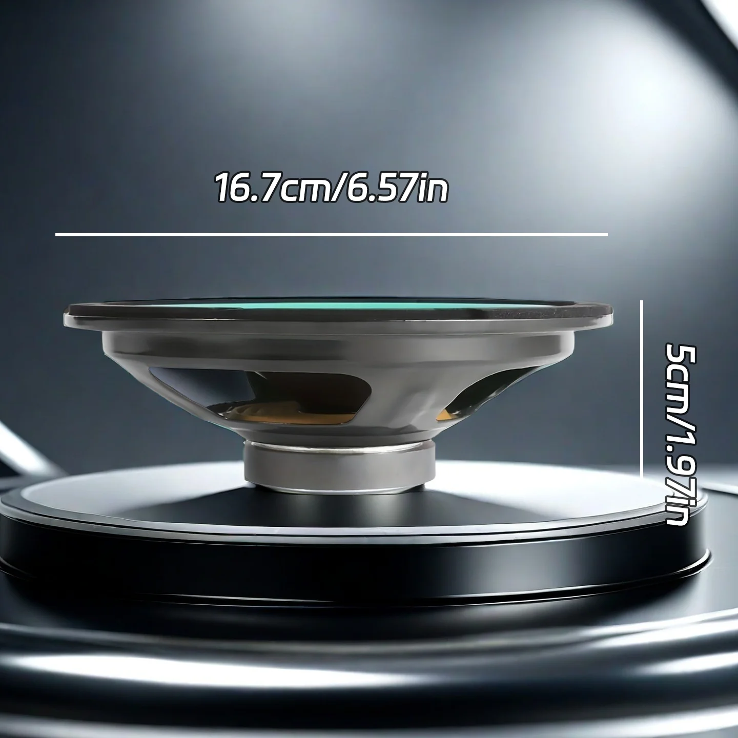 6.5 Inch 2-Way Car Coaxial Speaker 160W Max Power Full Range Stereo with NdFeB Magnet & Plug and Play Interface for Auto Audio