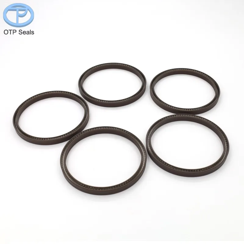 Spring seal Ring for Shaft PTFE seals polytetrafluoroethyle copper powder v springs Non-standard parts Shaped parts customized