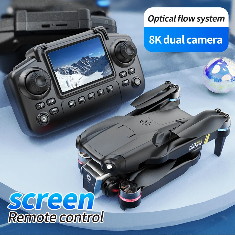 NEW K13 MAX Drone 8K Camera 5G WiFi FPV Brushless Motor HD Dual Camera Obstacle Avoidance Quadcopter for Aerial Photography Gift