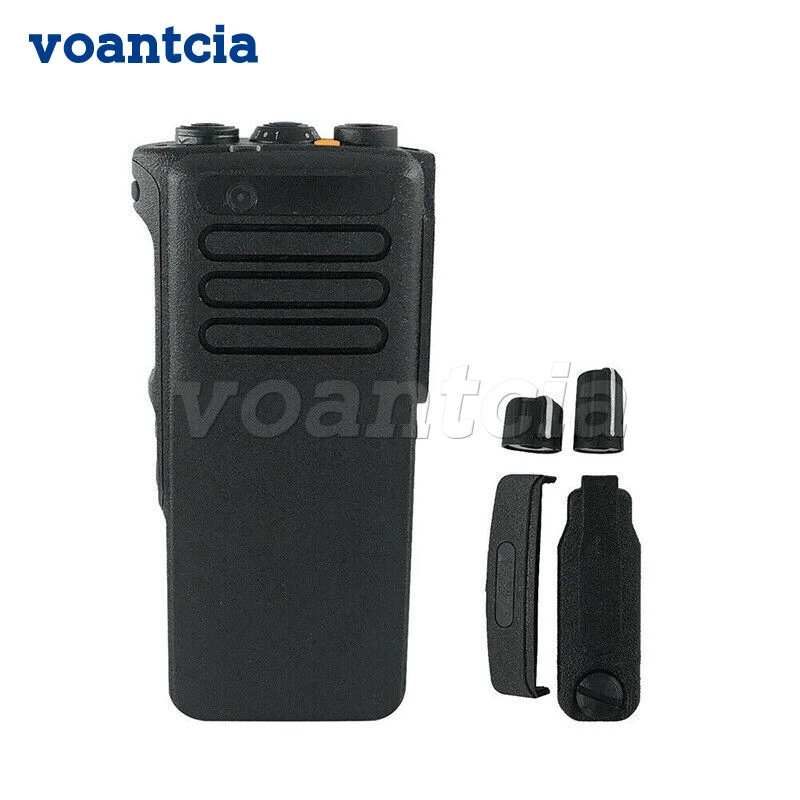 2Sets Black Walkie-talkie Replacement Housing Case Cover Kit with Speaker for Motorola Radio XPR7350 XIR P8600 DGP8050 DP4400