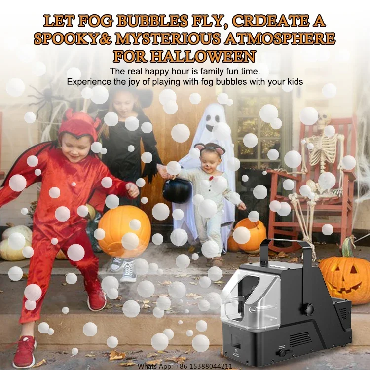 WholeSale 400W Fog Smoke+Bubbles Machine 3in1 Fog Bubble Machine For Weeding Party Club Bar Stage Eff