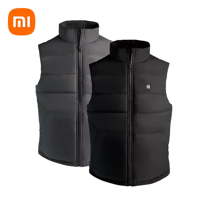 Xiaomi SKAH 4-Heating Area Graphene Electric Heated Vest Men Outdoor Winter Warm Vest USB Smart Thermostatic Heating Jackets