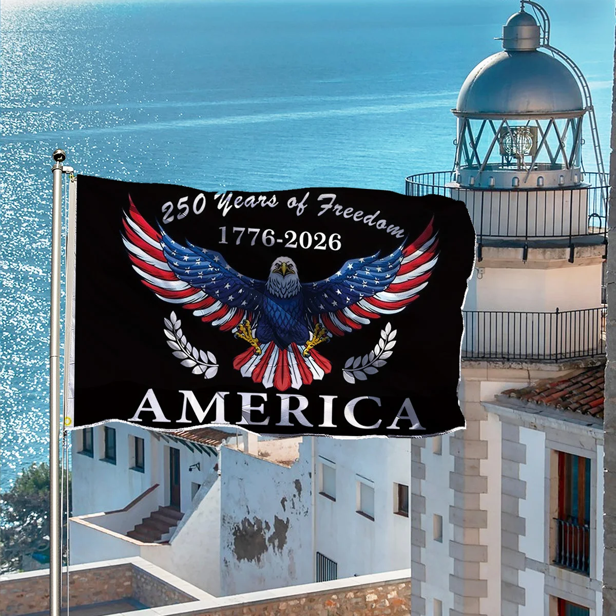 

2026 New American 250th Anniversary background America National Day Commemorative Flag, 250th Years AnniversaryPatriotic Banner