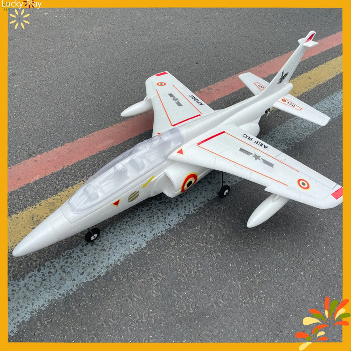 

Alpha 64mm Edf Jet Rc Airplane Epo Foam Fixed Wing Diy Assembly Fighter Model Remote Control Hobby Aircraft Toy For Adult Aviati