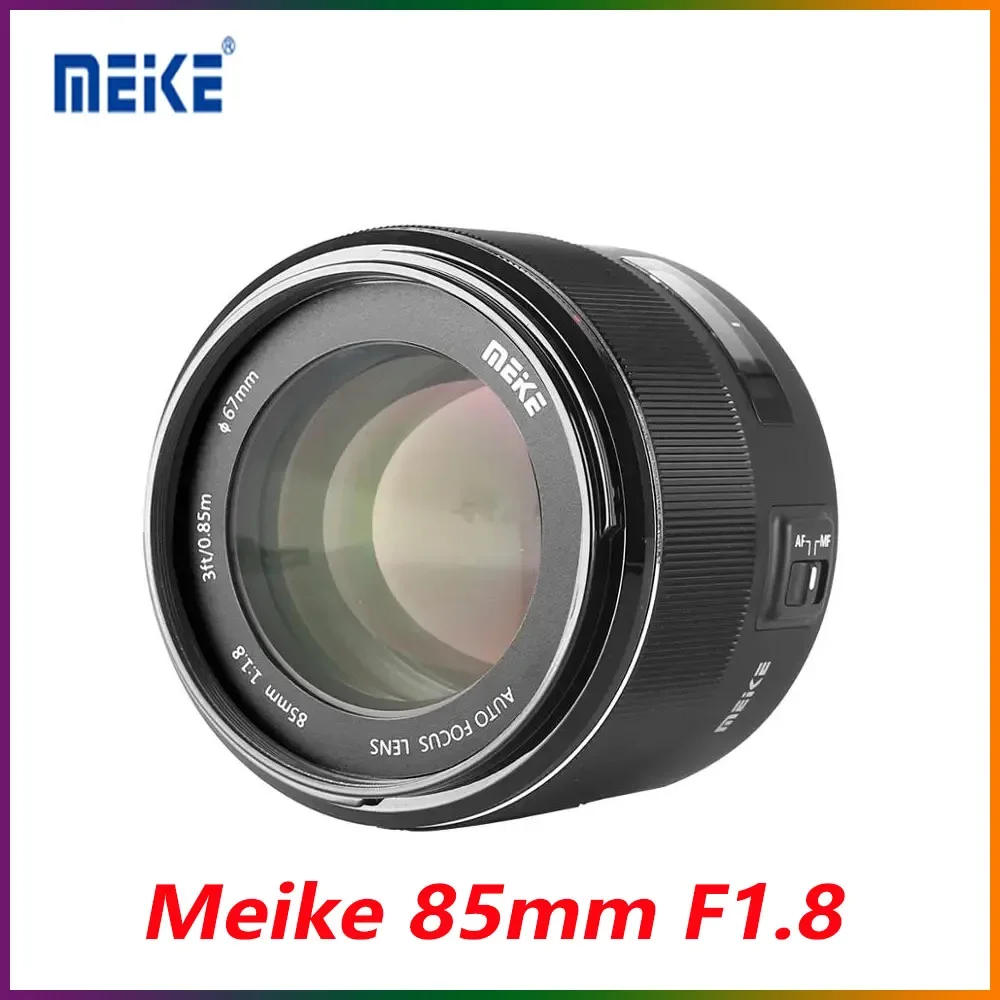 MEKE 85mm F1.8 Full Frame Auto Focus SLR Lens for Canon EF Nikon F Mount Cameras Like 60D 70D 600d T5 D500 D610 D750 D780 D800