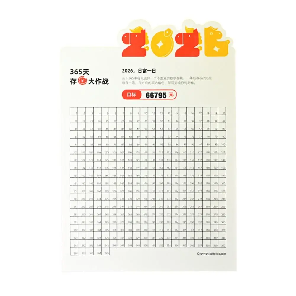 Get Rich Overnight 2026 Savings Money Calendar Financial Freedom Desk Ornaments 365 Days Money Saving Challenge