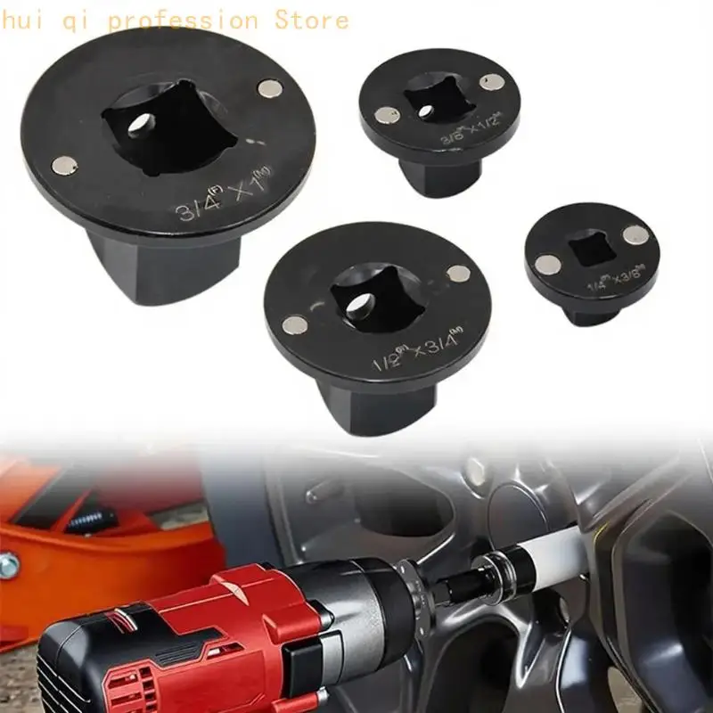 Round Drive Fitting Set 4 Piece Shallow Body Changers for General Repair and Maintenance Service Workflows H8WE