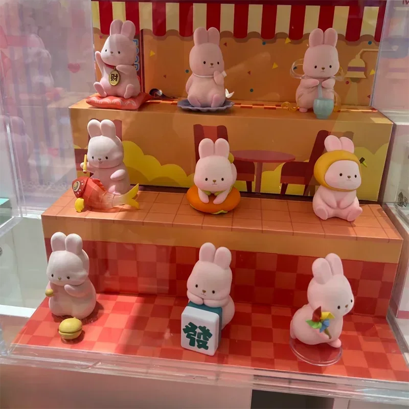 

MOMO Bunny Wish Series Blind Box Anime Action Toys Kawaii Figure Mystery Box Cute Rabbit Doll Desktop Ornaments Collection Gifts