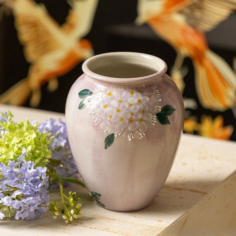 VC ceramic light luxury emotional stability vase ornament living room flower arrangement modern ceramic pot