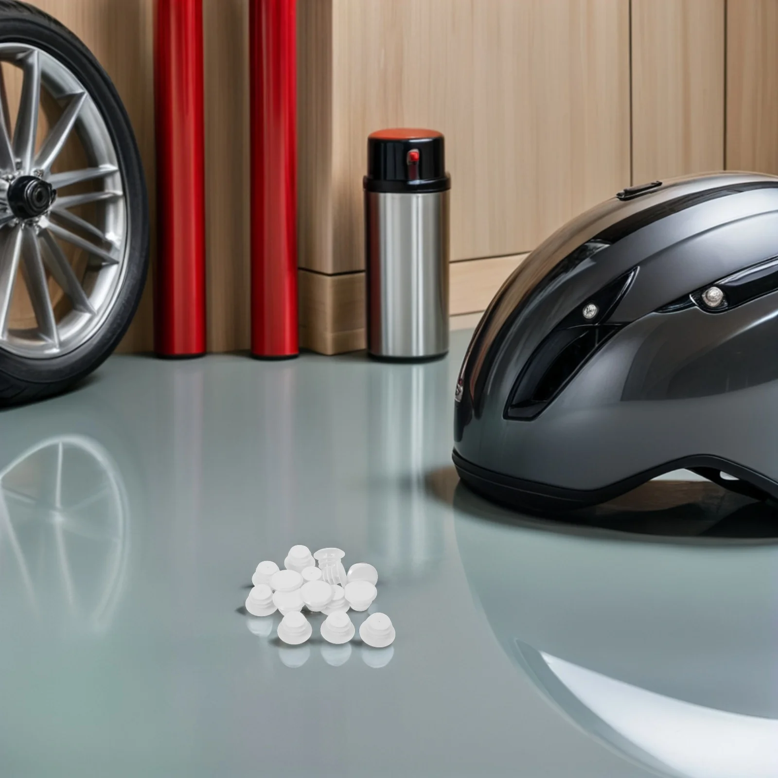 

40Pcs Bicycle Handlebar End Caps Plastic Mountain Road Bike Handlebar Plugs Ergonomic Shock Absorption Grip Covers