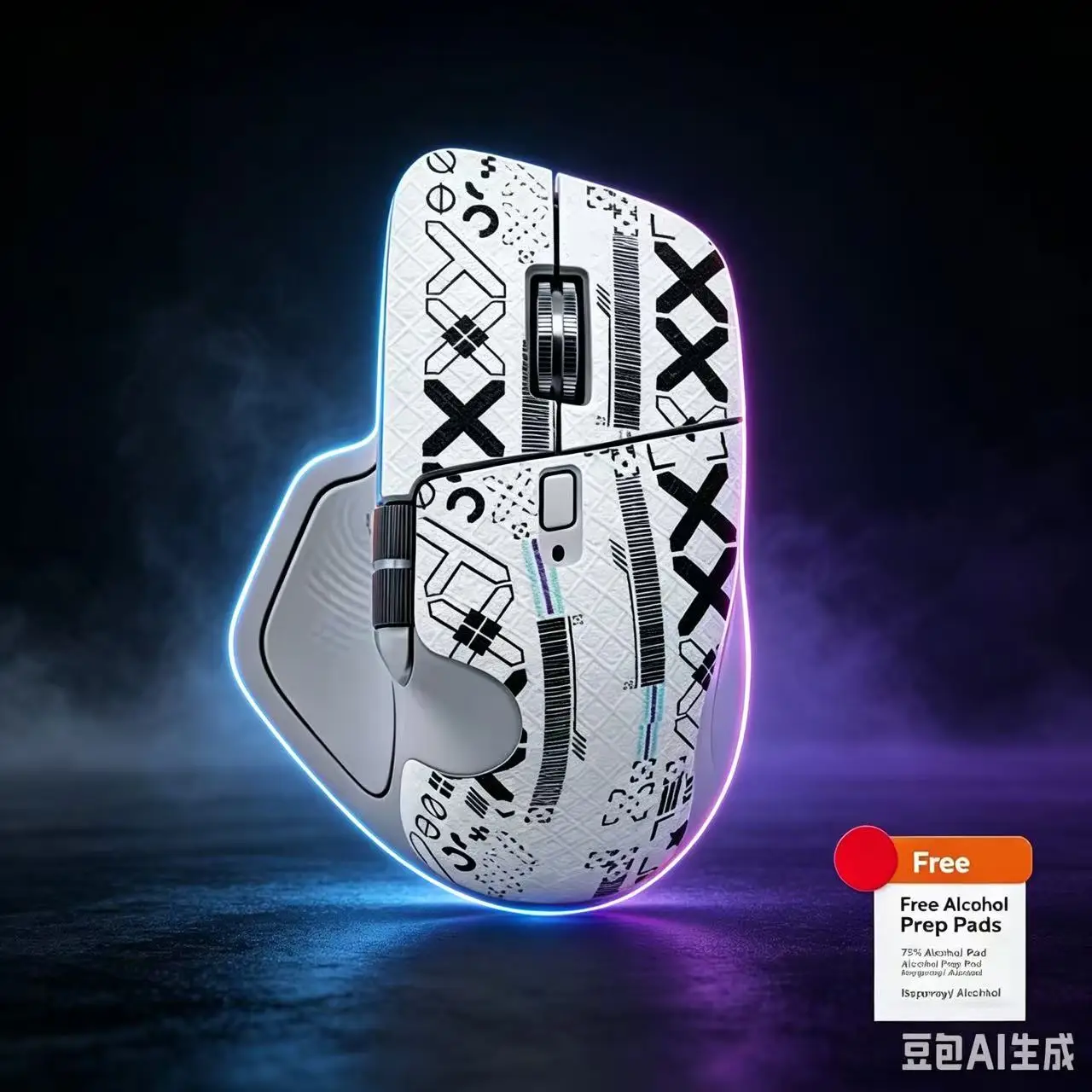 Ultra‑Thin Full‑Cover Mouse Grip Tape Sweat‑Absorbent Anti‑Sweat Non‑Slip Protective Sticker Skin for Logitech MX Master 4 Mouse