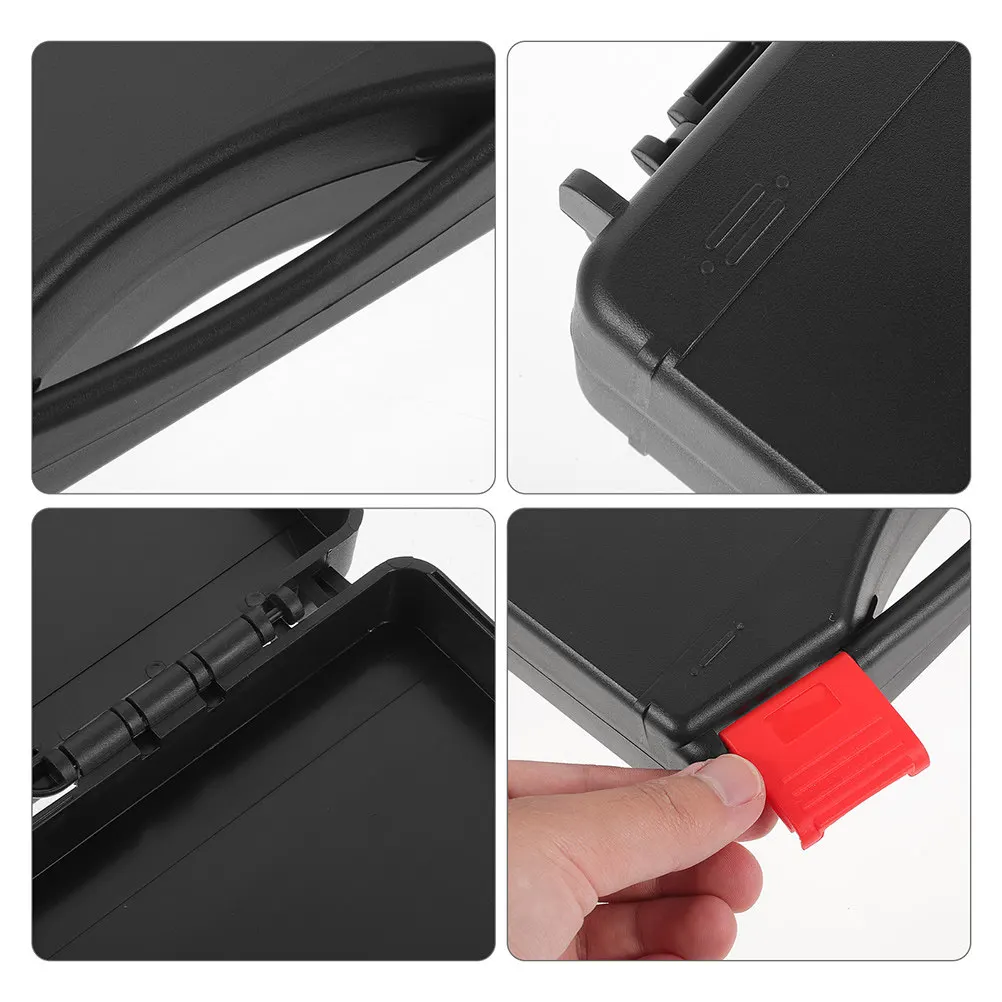 2Pcs Plastic Tool Storage Box Multifunctional Portable Tool Box for Tools Organization Protection and Easy Transport Compact