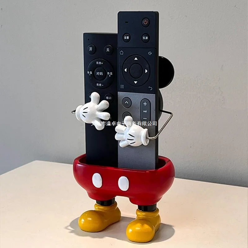 

Mickey Mouse Remote Control Holder Creative Chic Desktop Storage Organizer Living Room Tabletop Decorative Figurine Home Caddy