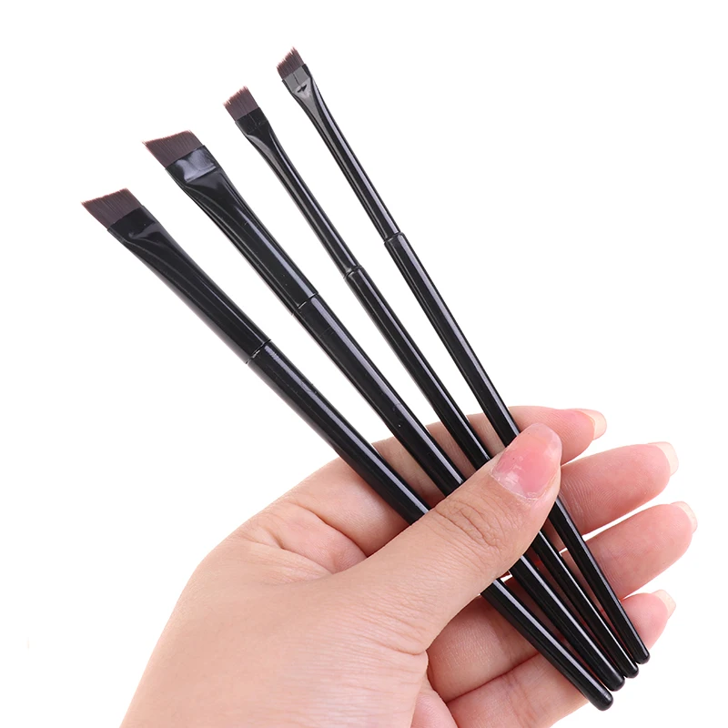 

Brow Contour Brush Eyebrow Eyeliner Brush Portable Small Angled Eyebrow Liner Brush Women Makeup Cosmetic Tools