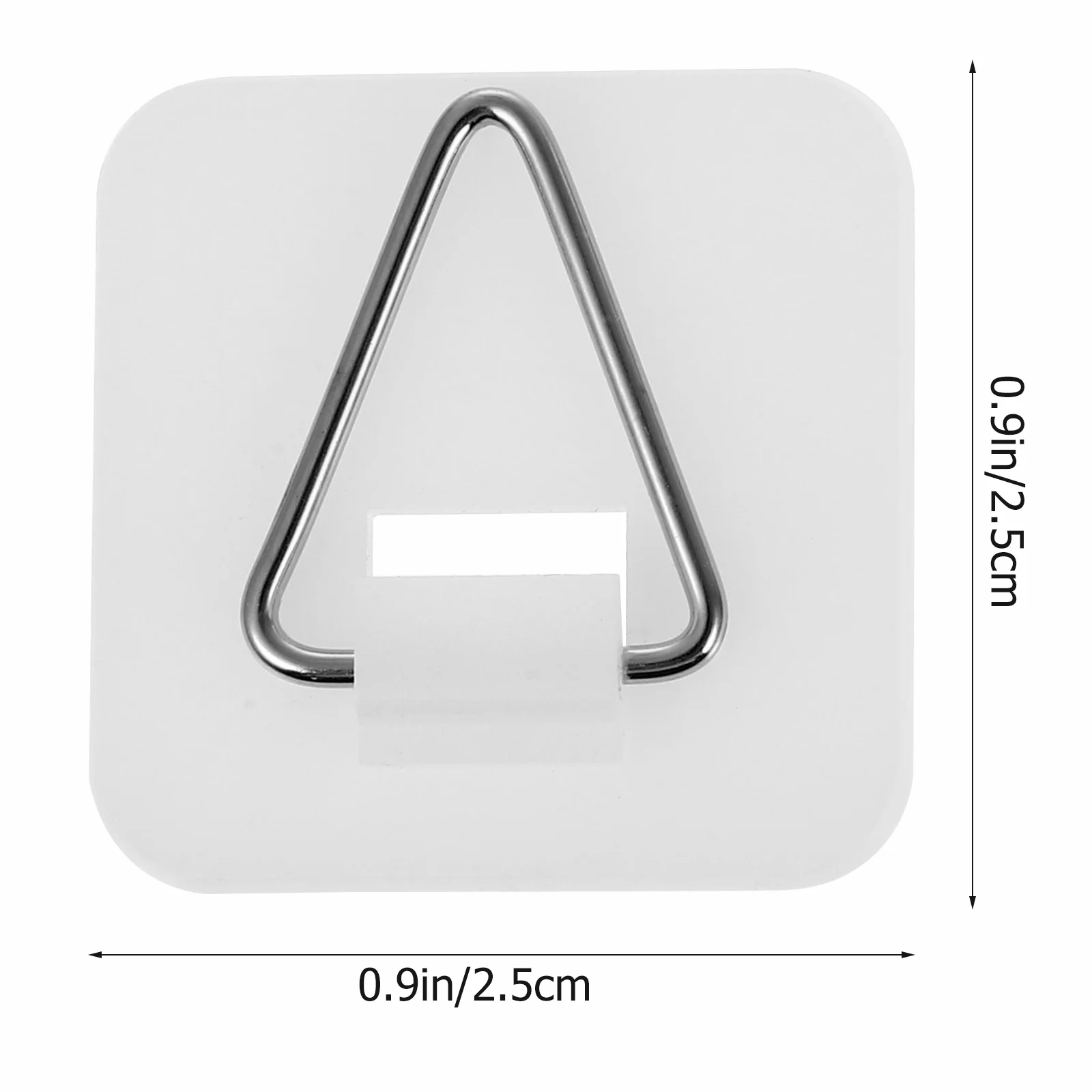 50 Pcs Hook up Adhesive Plate Hanger Invisible Photo Frame Holding Plastic Wall Dishes Round