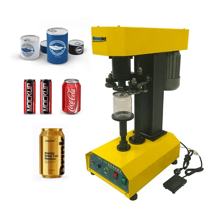 Non-rotating Can Sealer Soda Tin Can Seamer Automatic Drinks Can Sealing Machine