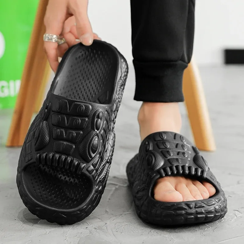 

Slippers For Men Indoor or Outdoor Sandals Mens Flip-flops Slippers Slides Beach Soft Thick Sole Slides Casual Shoes