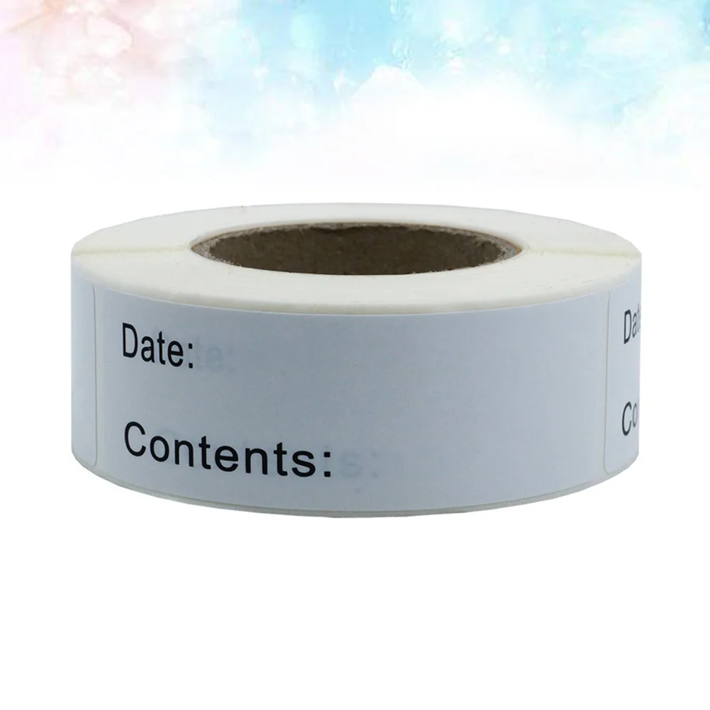 

2 Rolls English Record Date Stickers Eco-Friendly Diy Index Label For Paper Crafting Home Decoration Self-Adhesive Classified