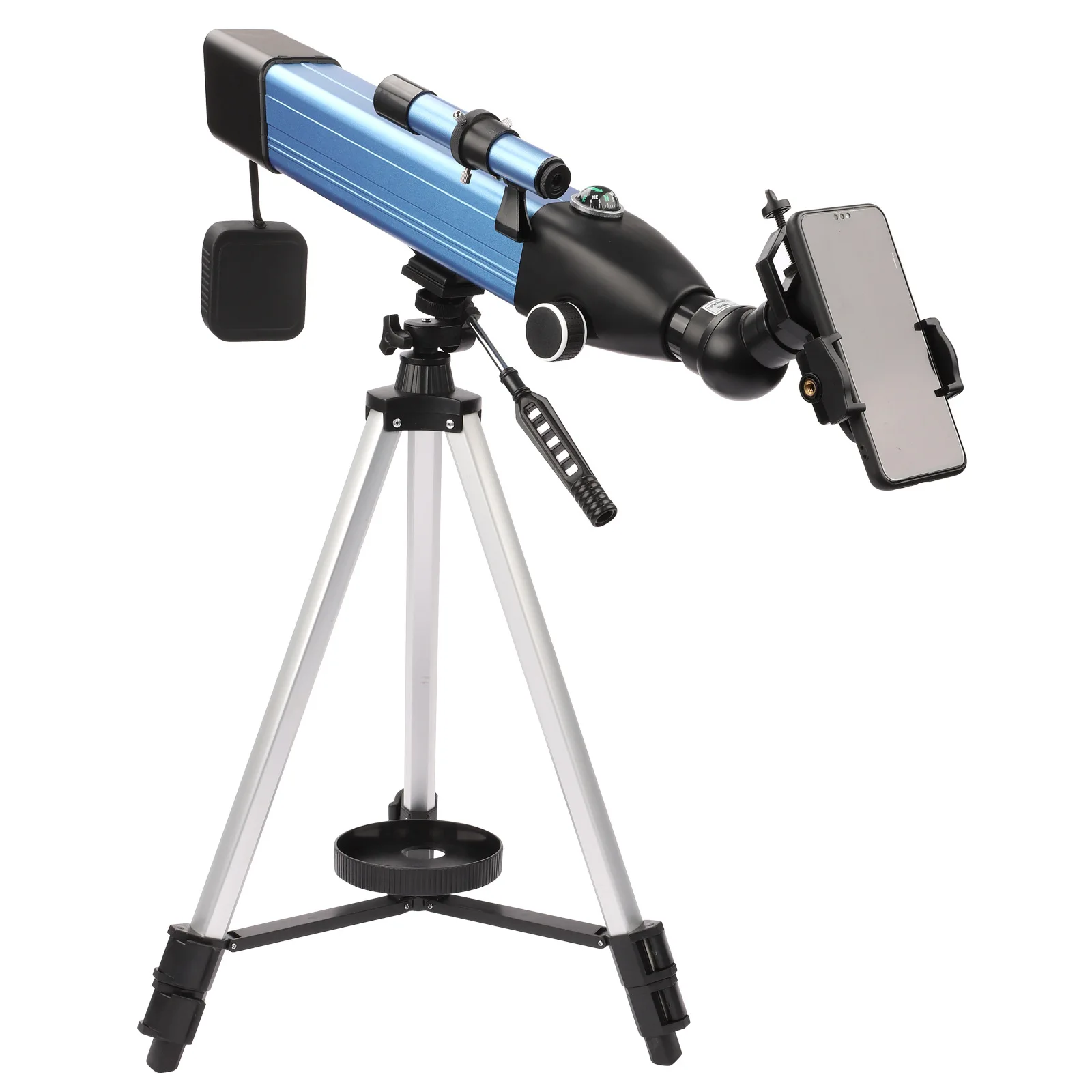 Télescope d'Équilibrage Réfracteur avec Trépied Réglable, Objectif de 60mm, 20X-166X, pour l'Observation de la Lune, Support Mobile pour Enfant, Mayor Inner, 500mm